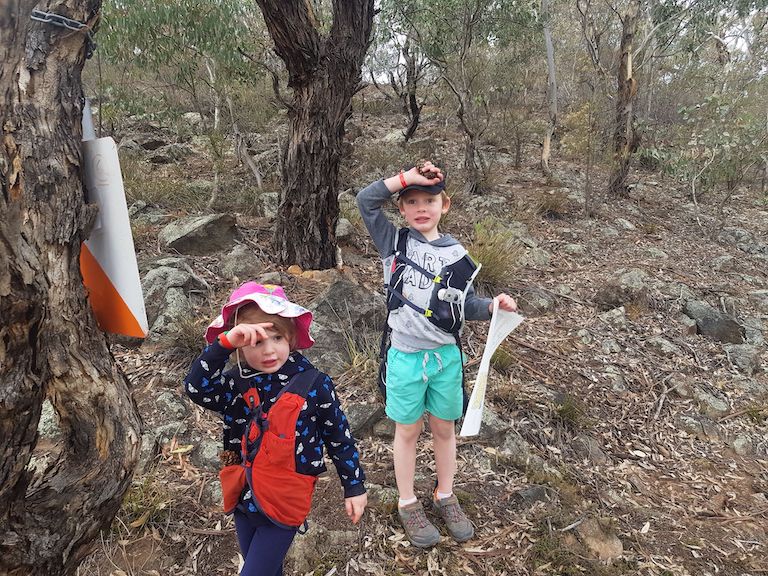 kids in bush